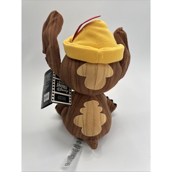 Disney Stitch Crashes Plush Toy Pinocchio with Hat Limited Release 5/12 NEW NWT - Picture 3 of 11